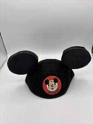 Vintage Walt Disney World Mickey Mouse Ears Adult Hat Jacobson Hat Embroidered-image
