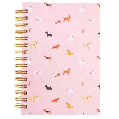 Graphique Dog Lover 6 x 8 Spiral Hard Cover Journal w-image