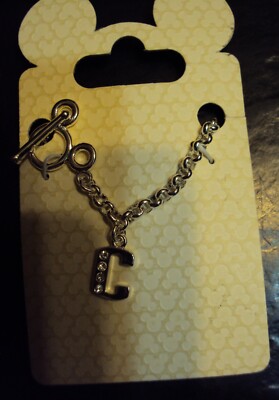 Disney Parks Cubic Zirconia C Initial Bracelet-image