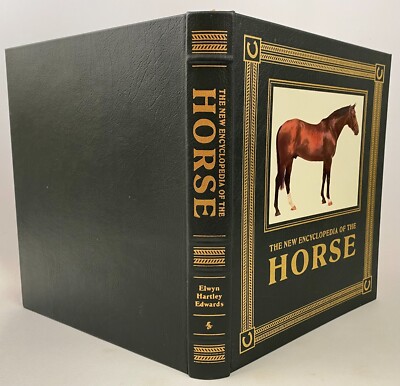 Elwyn Hartley Edwards NEW ENCYCLOPEDIA OF THE HORSE Easton Press Full Leather vg-image