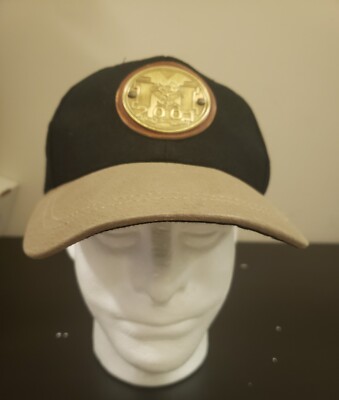 Walt Disney World 2001 Mickey Mouse Golden Medallion Emblem Collectible Hat Cap-image