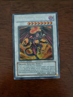  Yugioh Red Dragon Archfiend Secret Rare CT05-EN002 Limited Ed Played-image