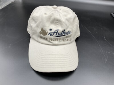 Vintage Authentic Walt Disney World Hat Adjustable Khaki-image