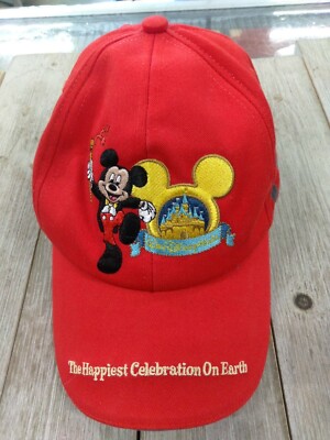 Walt Disney World Youth Hat Mickey Cap Happiest Celebration On Earth-image