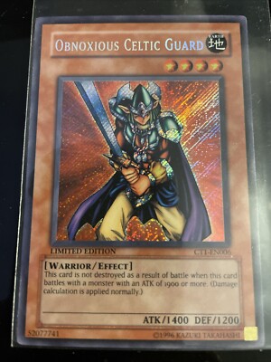 Yu-Gi-Oh! TCG Obnoxious Celtic Guard 2004 Collector's Tins CT1-EN006 Limited...-image