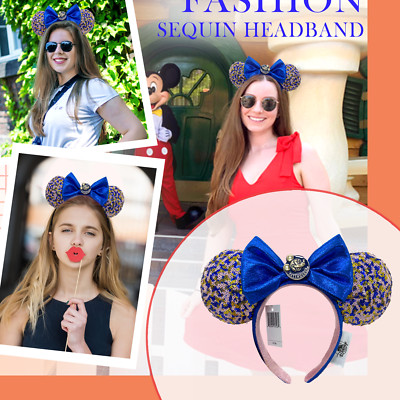 Disney~ Parks Annual Passholder Ear Headband AP WDW Mickey Mouse Ears  NWT Gift-image