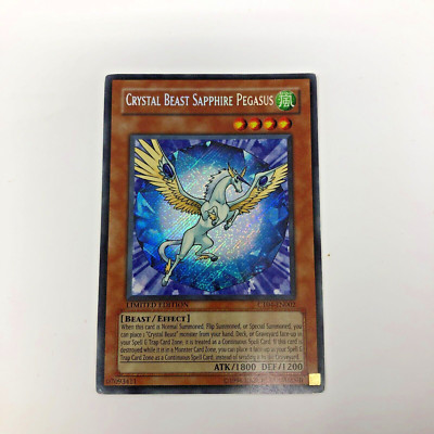 YuGiOh! CRYSTAL BEAST SAPPHIRE PEGASUS: CT04-EN002 SECRET RARE Limited NM-image