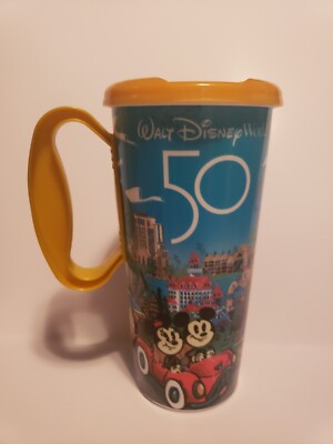 Walt Disney World Parks 50th Anniversary Resort Refillable Mug Skyliner  Mickey-image