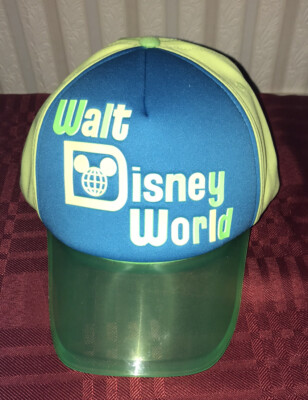 WALT DISNEY WORLD NEON VISOR Baseball Hat New with Tags-image
