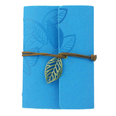  Office Vintage Blank Journal Travel Diary Leather Bound Refillable-image