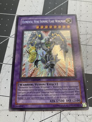 Yu-Gi-Oh! TCG Elemental HERO Shining Flare Wingman 2006 Collector's Tins...-image