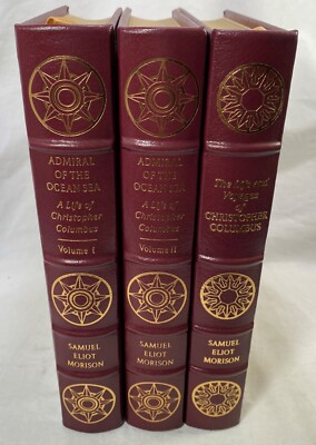 3 Vols, Admiral of the Ocean Sea +Journals by Samuel Eliot Morison, Easton-500th-image