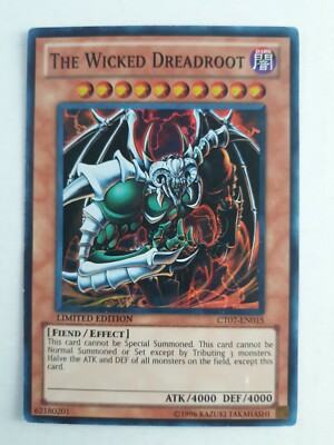 Yu-Gi-Oh! TCG The Wicked Dreadroot  CT07-EN015 Limited Edition Card-image