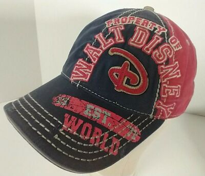 Property of Walt Disney World Hat Cap Mickey Mouse Strapback Distressed-image