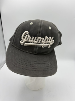 Walt Disney World Grumpy Baseball Cap Distressed Gray Used-image