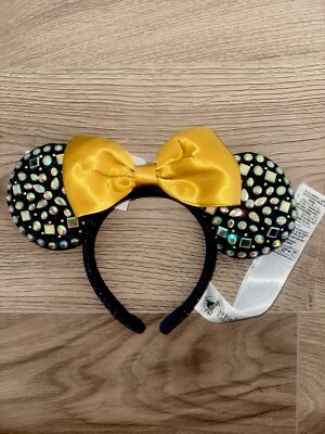 Disney Parks WDW 50th Anniversary Jeweled Minnie Mouse Headband - New With Tags!-image
