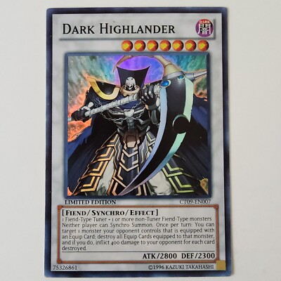 Dark Highlander - CT09-EN007 - Super Rare - VLP - Limited Ed - Yugioh-image