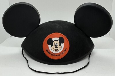 Vintage Mickey Mouse Club Felt Hat w/ Plastic Ears Walt Disney Maid Of Honor HTF-image