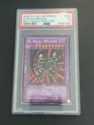 2002 YU-GI-OH! BLACK SKULL DRAGON BPT-006 LIMITED EDITION PSA 5 EX-image