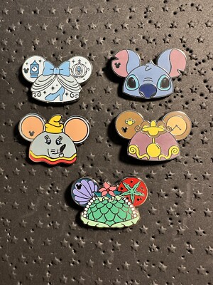 2024 NEW WDW Hidden Disney Hidden Mickey Full Set of 5 - Ear Hats-image