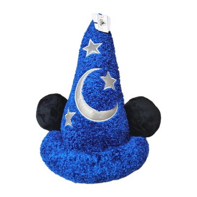 Walt Disney World Mickey Mouse Sorcerer Hat Blue Fantasia Wizard Ears Adult NWT-image