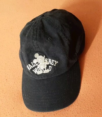 Mickey Mouse Walt Disney World Adult Strapback Baseball Hat Cap Navy Blue-image