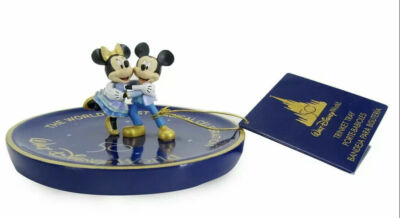 Mickey and Minnie Mouse 50th Trinket Tray Walt Disney World 50th Anniversary-image