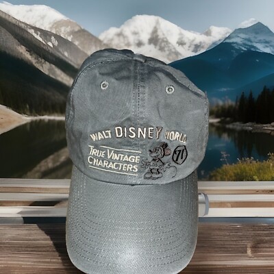 Walt Disney World True Vintage Characters Mickey Mouse 77 Hat Adjustable-image