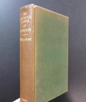 Kent An Encyclopedia of London England Illus. Green Leather Binding Dent 1951-image