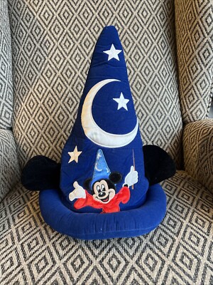 WALT DISNEY WORLD Parks Mickey Mouse Fantasia Sorcerer Hat Wizard Plush Ears-image