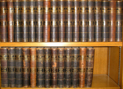 LEATHER Set;LIBRARY WORLD'S BEST LITERATURE! Encyclopedia(1896!)Britannica Twain-image