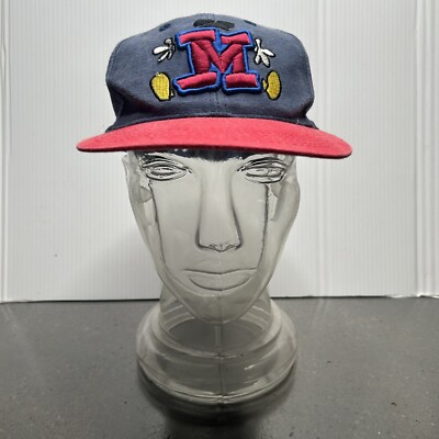 Vintage Disney Hat Cap Strap Back Dad Navy Mickey Mouse Adjustable Mens 90s-image