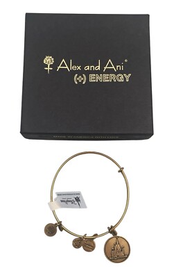 Alex and Ani (+) Energy 2014 Walt Disney World Castle Expandable Bracelet- New-image