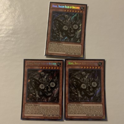 Redox, Dragon Ruler of Boulders CT10-EN003 2013 Collectors Tins Limited ED X3 -image