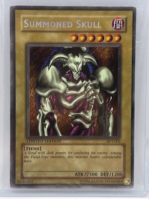 Yu-Gi-Oh! Summoned Skull BPT-002 Secret Rare Lightly Played Vintage-image