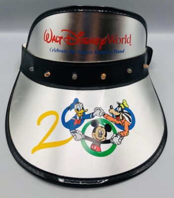 Vintage Walt Disney World Visor 2000 Millennium Light Up-image
