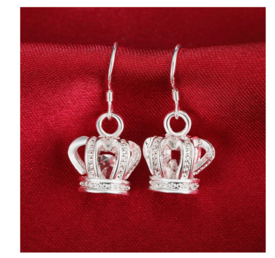 PRINCESS CROWN EARRING JEWELRY WALT DISNEY WORLD CINDERELLA CASTLE MAGIC KINGDOM-image