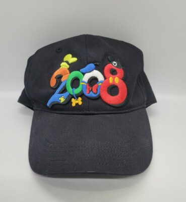 Walt Disney World 2008 Embroidered Adult Hat Cap Black-image