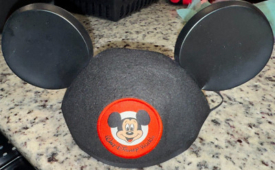 Walt Disney World Cap / Hat with Mickey Mouse Ears ~ Youth Size ~ NO Chin Band-image