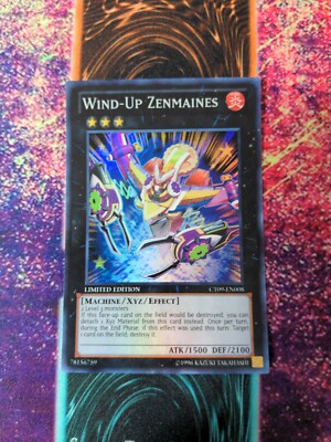 Yu-Gi-Oh! Wind-Up Zenmaines CT09-EN008 Limited Super Rare NM -image