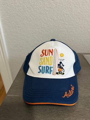 Disney Aulani Hawaii Resort Mickey Sun Sand Surf Baseball Cap Hat Youth-image