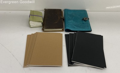 Lot of Journals/Notebooks + Leatherbound-image