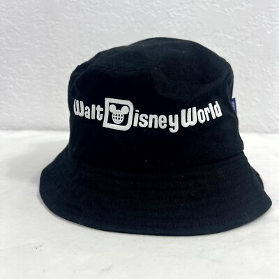 New Walt Disney World Spirit Jersey Cap Unisex One Size Black Eyelets Bucket Hat-image