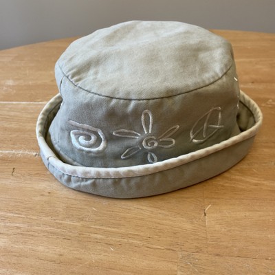 Walt Disney World Beige Canvas Bucket Hat Embroidered RN# 65281-image