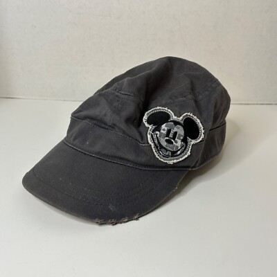 VTG Womens Short Bill EPCOT Hat World Showcase Mickey Gray Walt Disney World-image