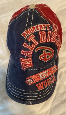 EUC Disney Parks Hat Property of Walt Disney World Est 1971 Distressed Signed!-image