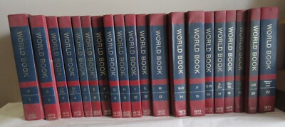 1973 Edition Field Enterprises World Book Encyclopedia Missing Volumes 11 & 21-image