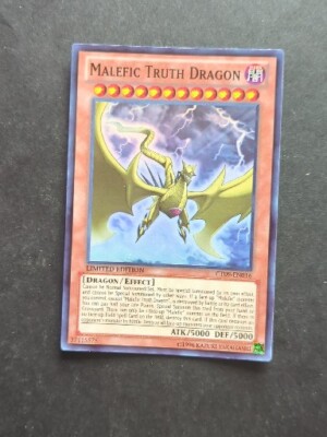 Yu-Gi-Oh! Malefic Truth Dragon CT09-EN016 Limited Super Rare NM -image