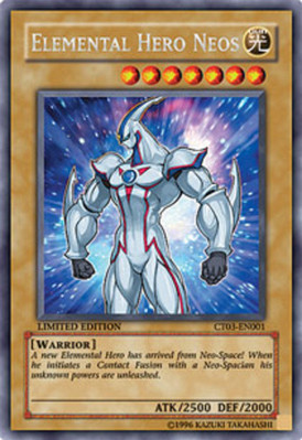 Light Play x 1 Elemental Hero Neos - CT03-EN001 - Secret Rare - Limited Edition -image