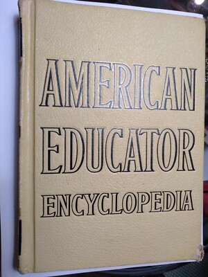 The American Educator Encyclopedia 1959 Volume 9 K-L Leather MINT FREE SHIP-image